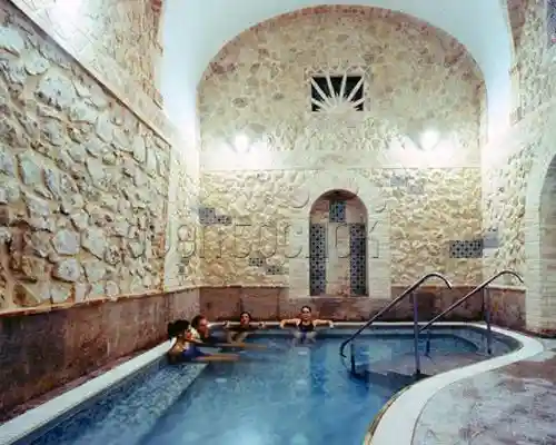 Zona wellness del balneario