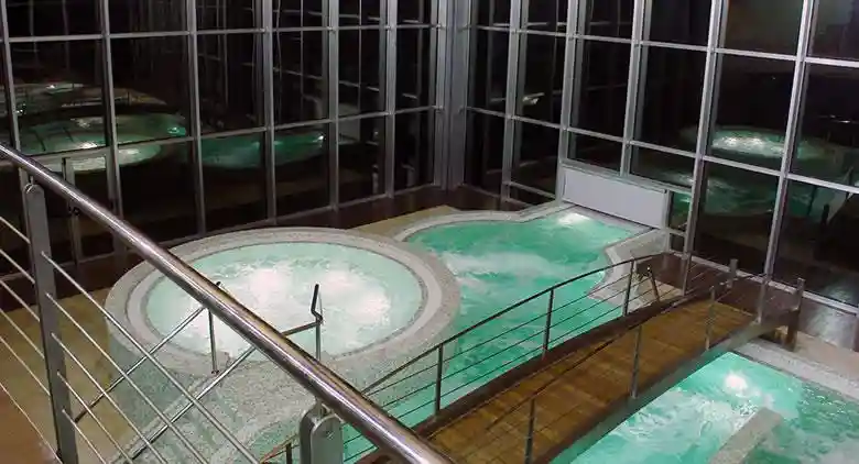 Zona wellness del balneario